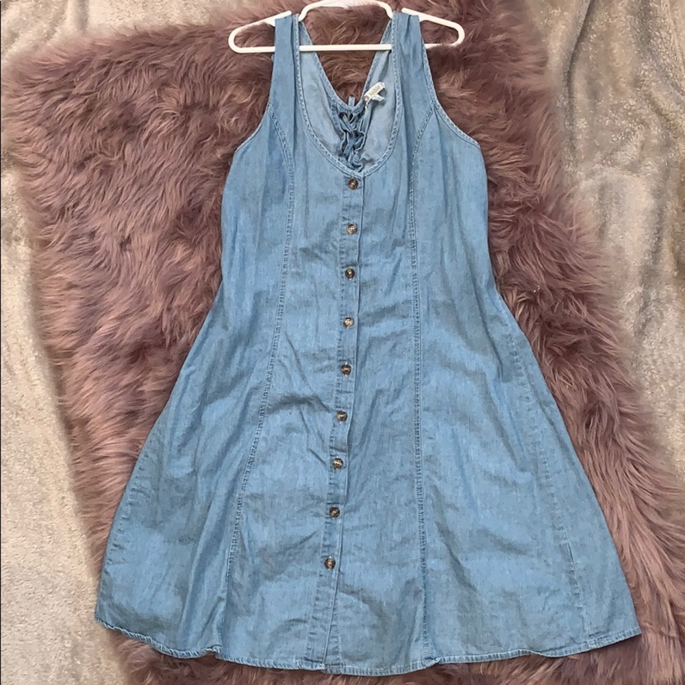 light jean dress